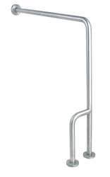 Grab Bar Left Satin 30x5x33 1 1/2 Dia