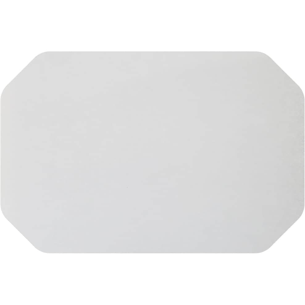 Clear Acrylic Placemat Set of 2 Rectangle Plastic