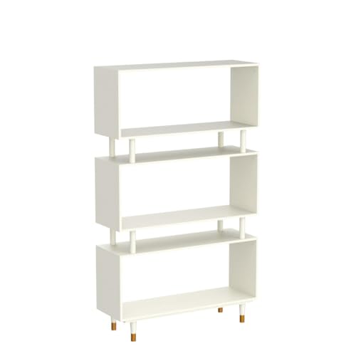 Target Marketing Systems Margo 3 Tier Bookshelf for Home Office Study Room Antique