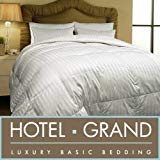 Hotel Grand Oversized 500 Thread Count All-season Siberian White Down Full - Queen