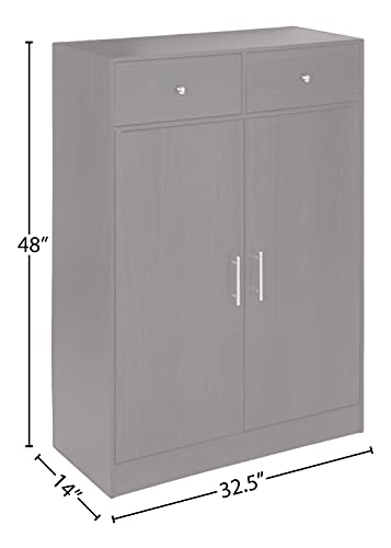 Target Marketing Systems Seth Collection Contemporary Double Door 2 Drawer