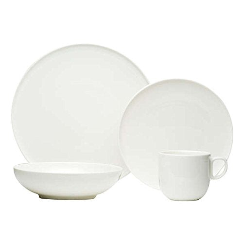 Red Vanilla Everytime White 16-piece Dinnerware Set