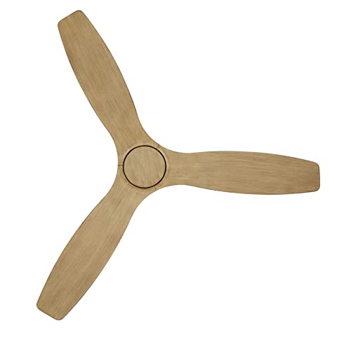 Lucci Air Moto Brushed Nickel and Teak 52-inch Ceiling Fan (21065301)