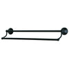 Kingston Brass BA4813ORB Metropolitan Dual Towel-Bar 24-Inch Oil Rubbed Bronze