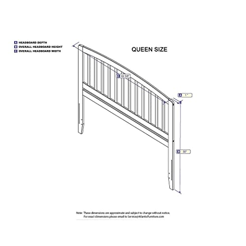 AFI Richmond Size Headboard with Attachable Charger in