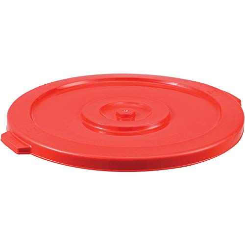 Global Industrial 32 Gallon Garbage Can Lid Red