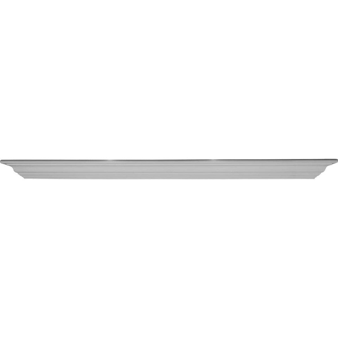 48" w X 2 5/8" h 3 1/8" p Mini Classic Shelf White