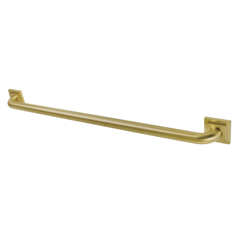 Kingston Brass DR614327 Claremont 32" Decorative Grab Bar Brushed Brass