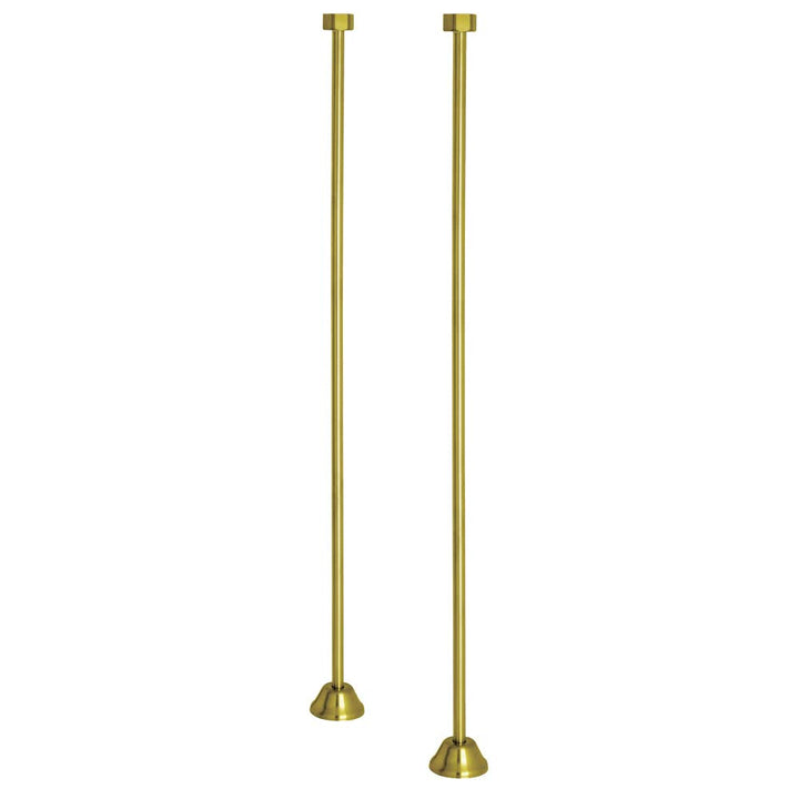 Kingston Brass CC487 Straight Bath Supply Brushed Brass