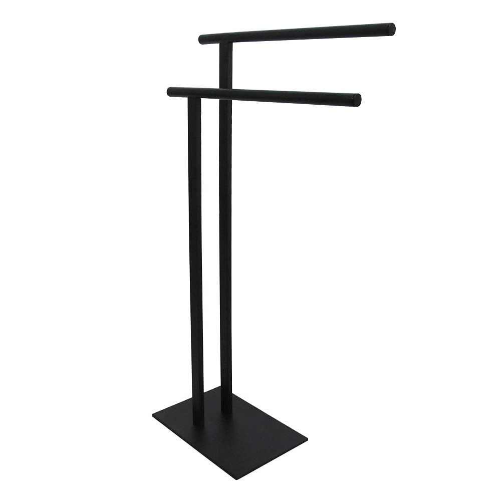 Kingston Brass SCC6030 Edenscape Freestanding Towel-Rack Matte Black 32.44 x .