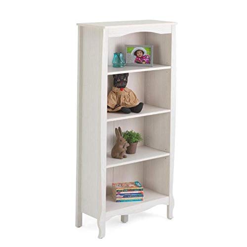 Bookcase Cream Casual Glam Princess Fairy Laminate Wood Frosted Includes