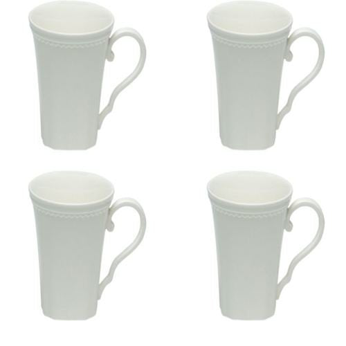 Red Vanilla FN900-415 Classic Mugs 14-Ounce White Set of 4