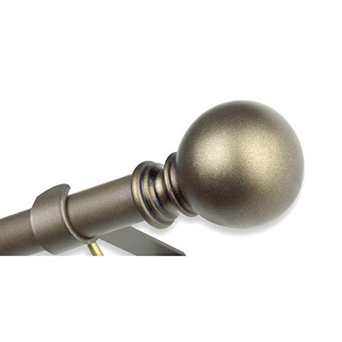 InStyleDesign Modern Orb Adjustable Curtain Rod