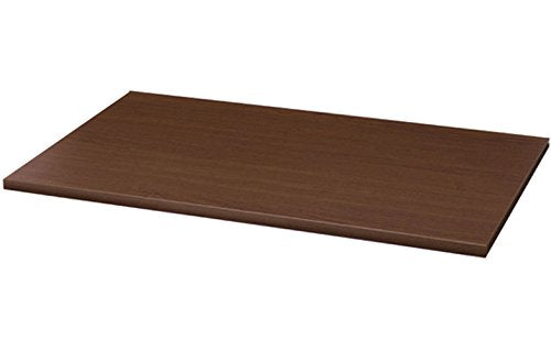 Organized Living freedomRail Wood Shelf 48-inch x 12-inch - Chocolate Pear