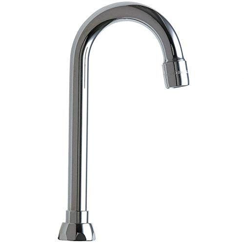 Chicago Faucets 2.2 gpm Gooseneck Spout 8-3/8" H x 5-7/8" H to Outlet x 3-1/2"