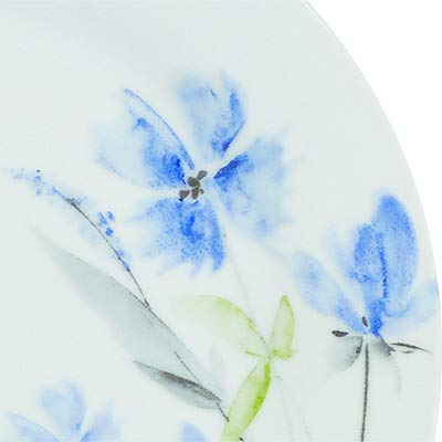 Tabletops Gallery Wildflower - 16 Piece Round Rim Dinnerware Set Service of 4