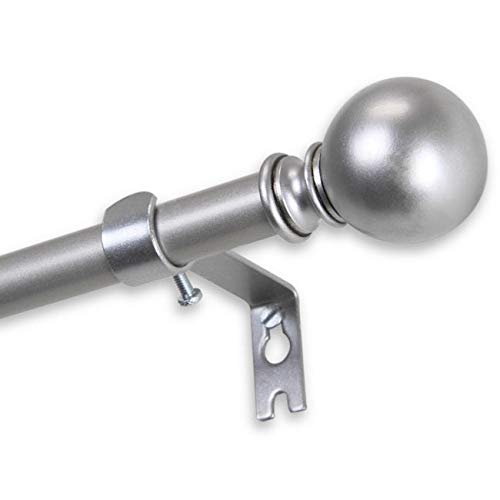 InStyleDesign Modern Orb Adjustable Curtain Rod