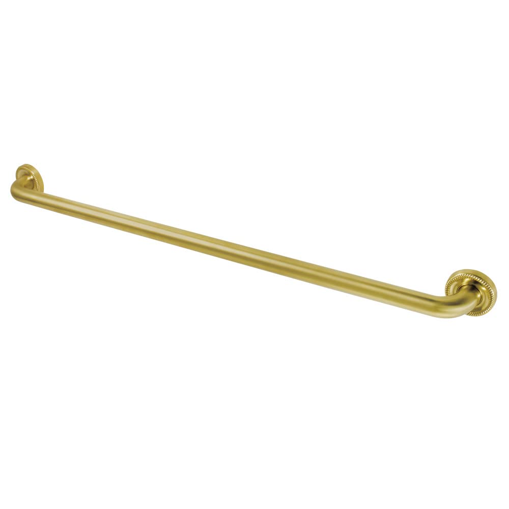 Kingston Brass DR914367 Camelon 36" Decorative Grab Bar Brushed Brass