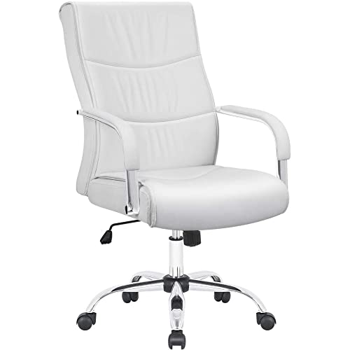 High Back Office Desk Chair Task Conference White Modern Contemporary