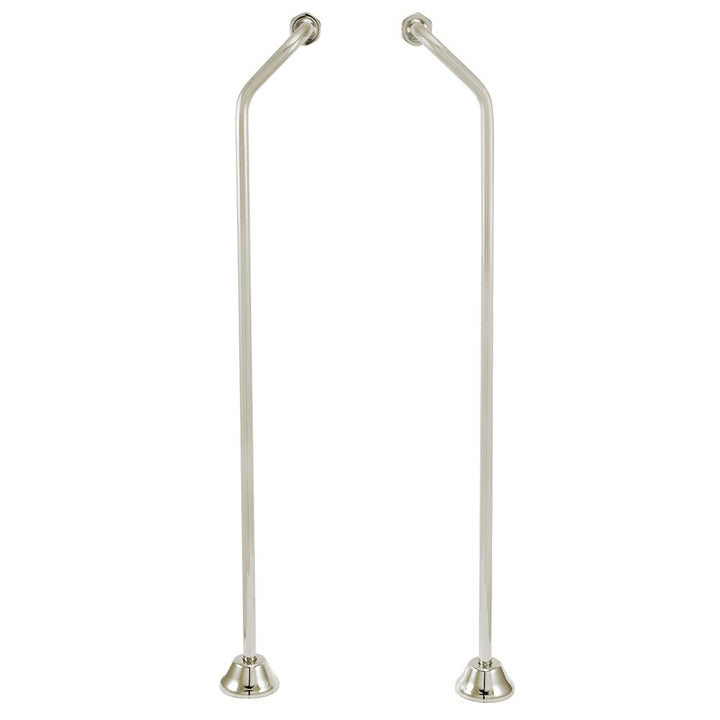 Kingston Brass CC476 Vintage Double Offset Bath Supply Polished Nickel