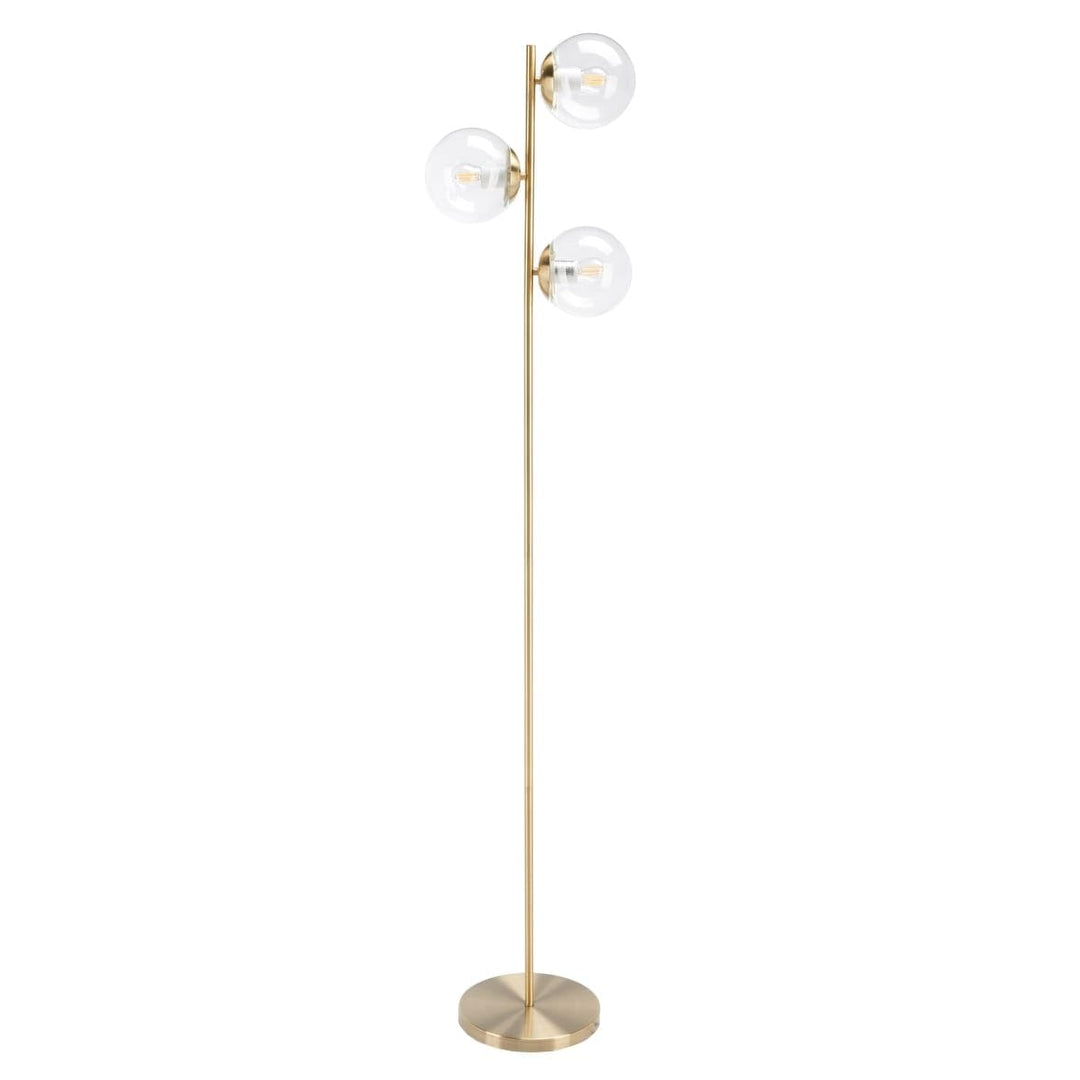 Lighting Modern 65-inch Floor Lamp 12 in. W X 11 D 65 H Gold Contemporary