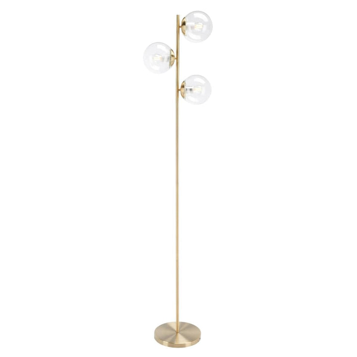 Lighting Modern 65-inch Floor Lamp 12 in. W X 11 D 65 H Gold Contemporary