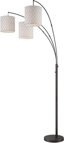 Lite Source LS-82533 Vasanti 3-Light Arch Lamp Dark Bronze