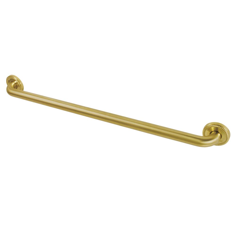 Kingston Brass DR814307 ROPED 30" Decorative Grab Bar Brushed Brass