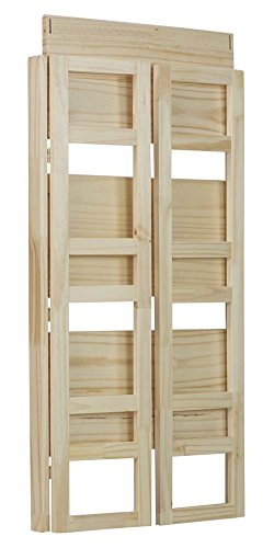 Casual Home 3-Tier Folding Student Bookcase in Finish