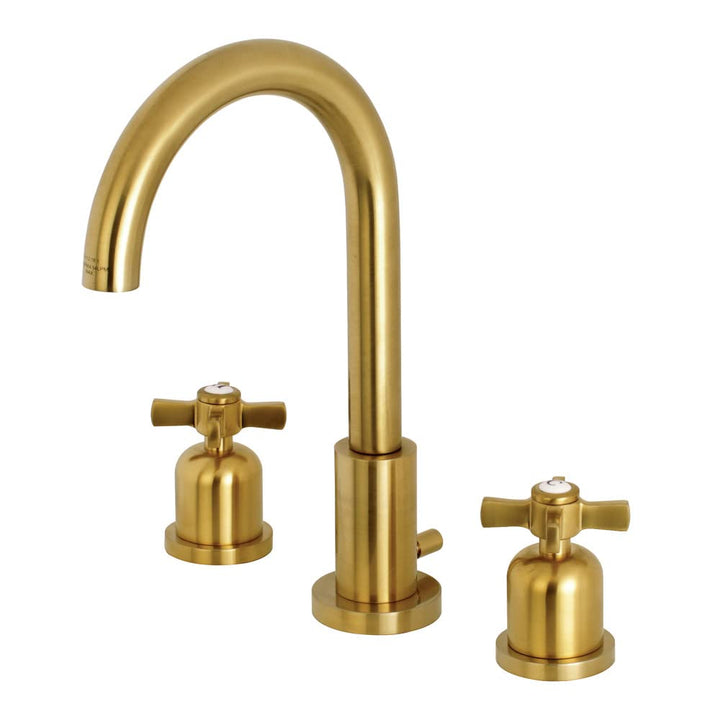 Kingston Brass Fauceture FSC8923ZX Millennium Widespread Bathroom Faucet Brushed Brushed Brass