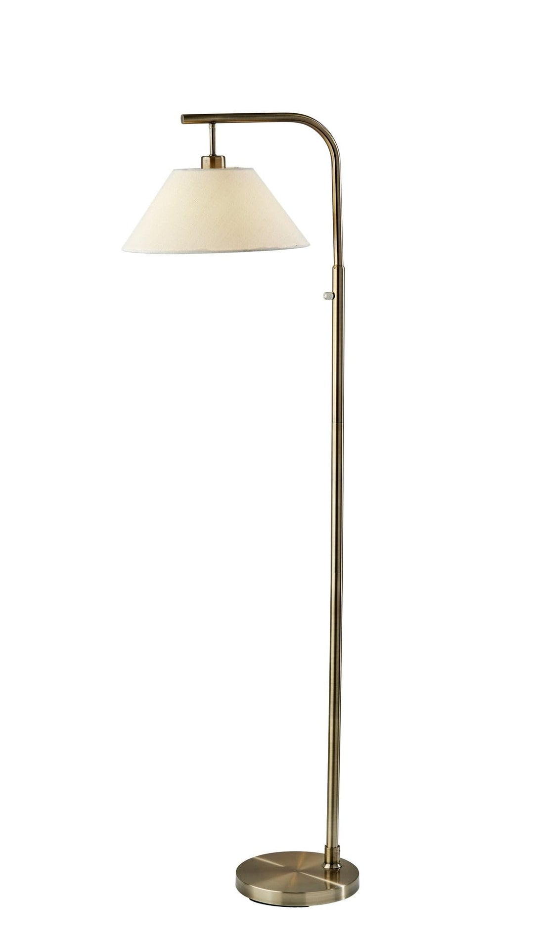 SIMPLEE ADESSO Hayes Floor Lamp Antique Brass