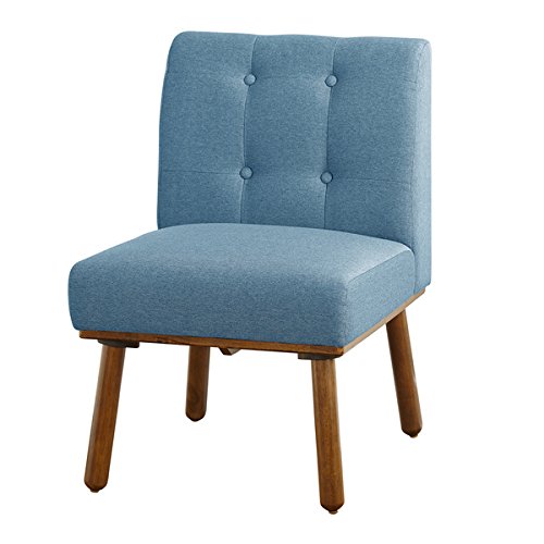 Simple Living Playmate Armless Accent Chair Blue