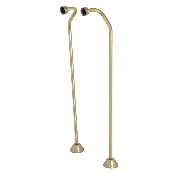 Kingston Brass CC473 Double Offset Bath Supply Antique Brass