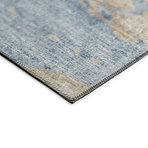 Indoor/ Outdoor Accord Modern Waves Washable Rug New