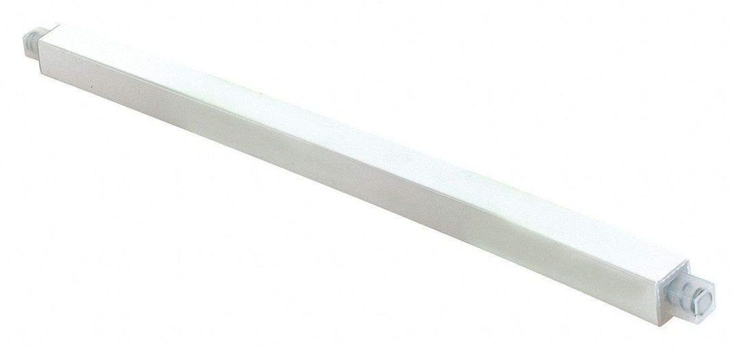 Ez-Flo 15194 36 Inch Plastic Towel Bar - Solid White Made To Be Cut To A Desired