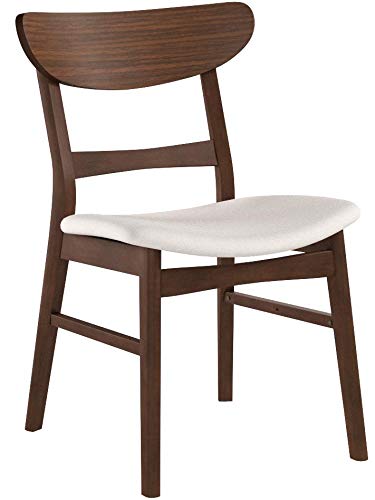 Christopher Knight Home Idalia Dining Chairs 2-Pcs Set Dark / Oak Finish