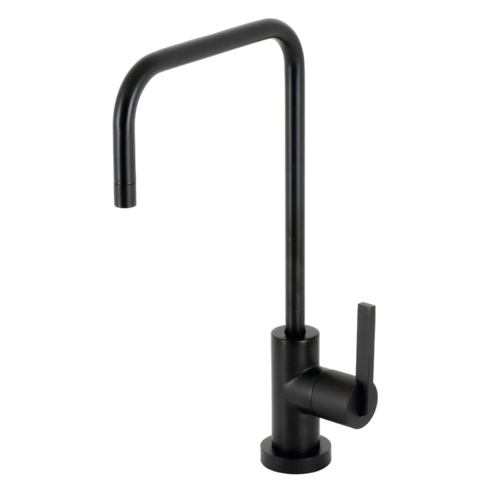 Kingston Brass KS6190CTL Continental Single-Handle Water Filtration Faucet Matte Matte Black