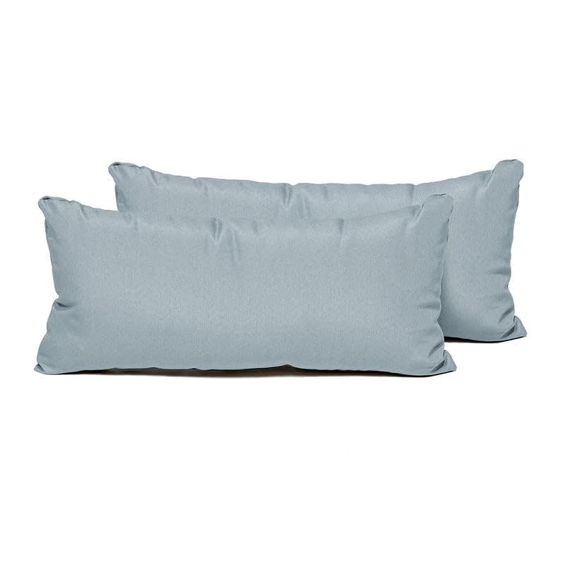 TK Classics PILLOW-SPA-R-2x Outdoor Pillow 11"x22" Spa 2 Count