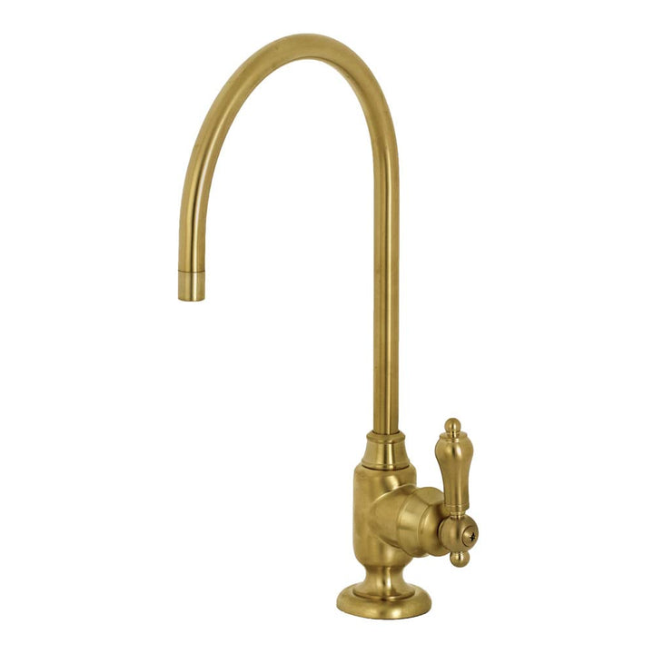 Kingston Brass KS5197BAL Heirloom Single-Handle Water Filtration Faucet Brushed Brass