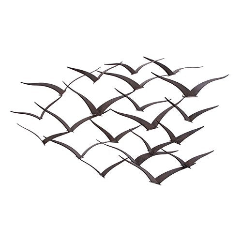 Flock of Birds Iron Wall Sculpture