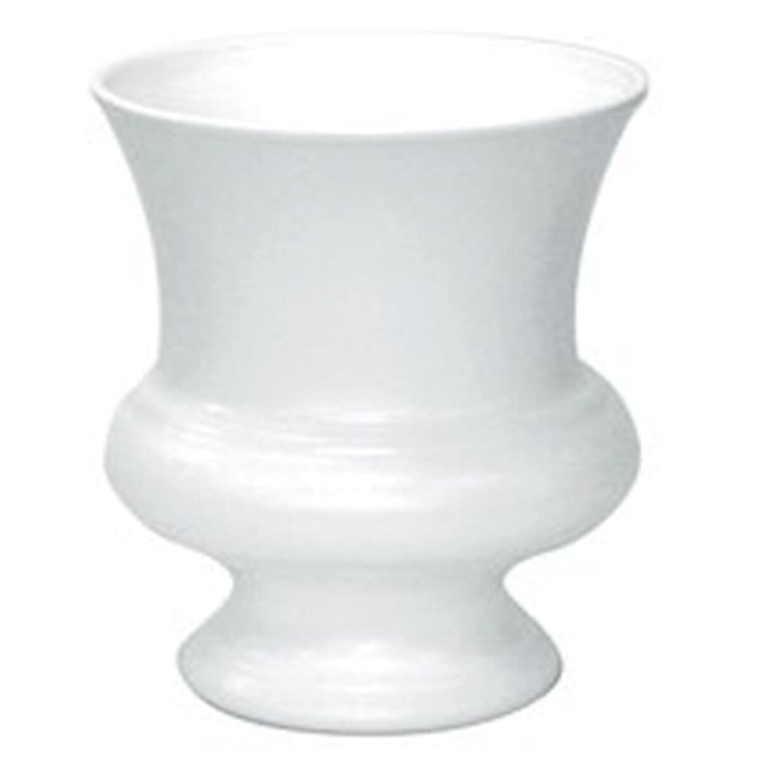 White Plastic Urn Vase