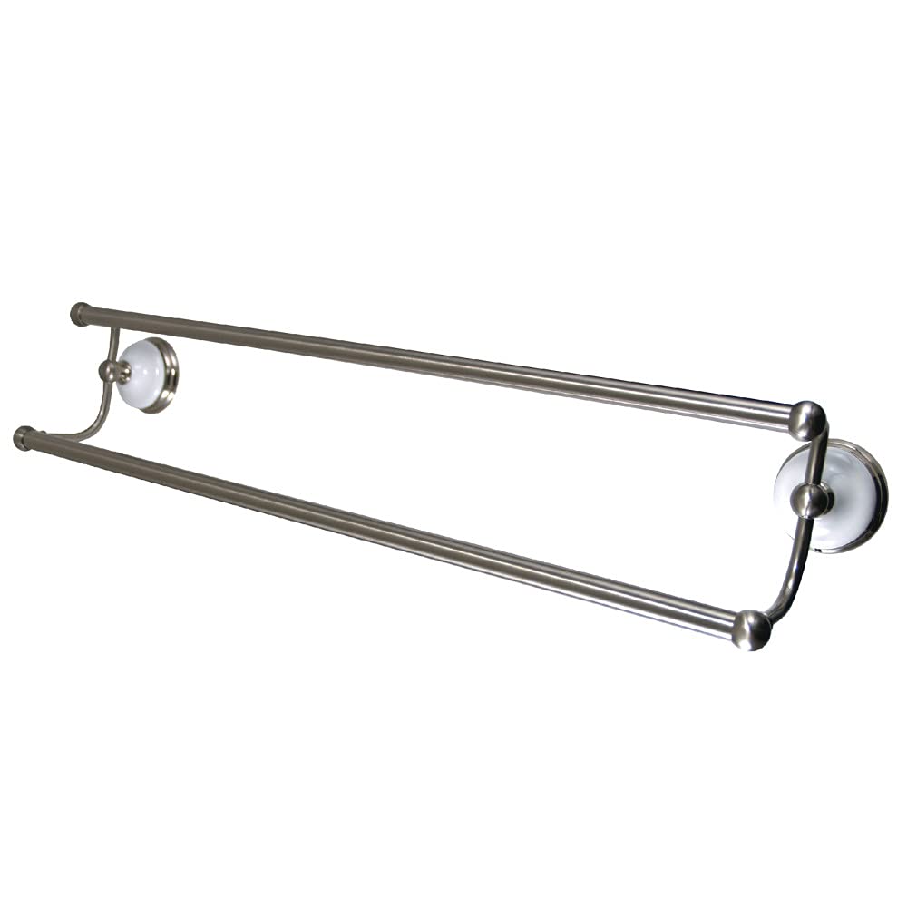 Kingston Brass BA1113SN Victorian Dual Towel-Bar 24-Inch Brushed Nickel