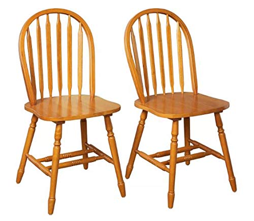 Simple Living Carolina Solid Wood Spindle Dining Chairs (Set of 2)