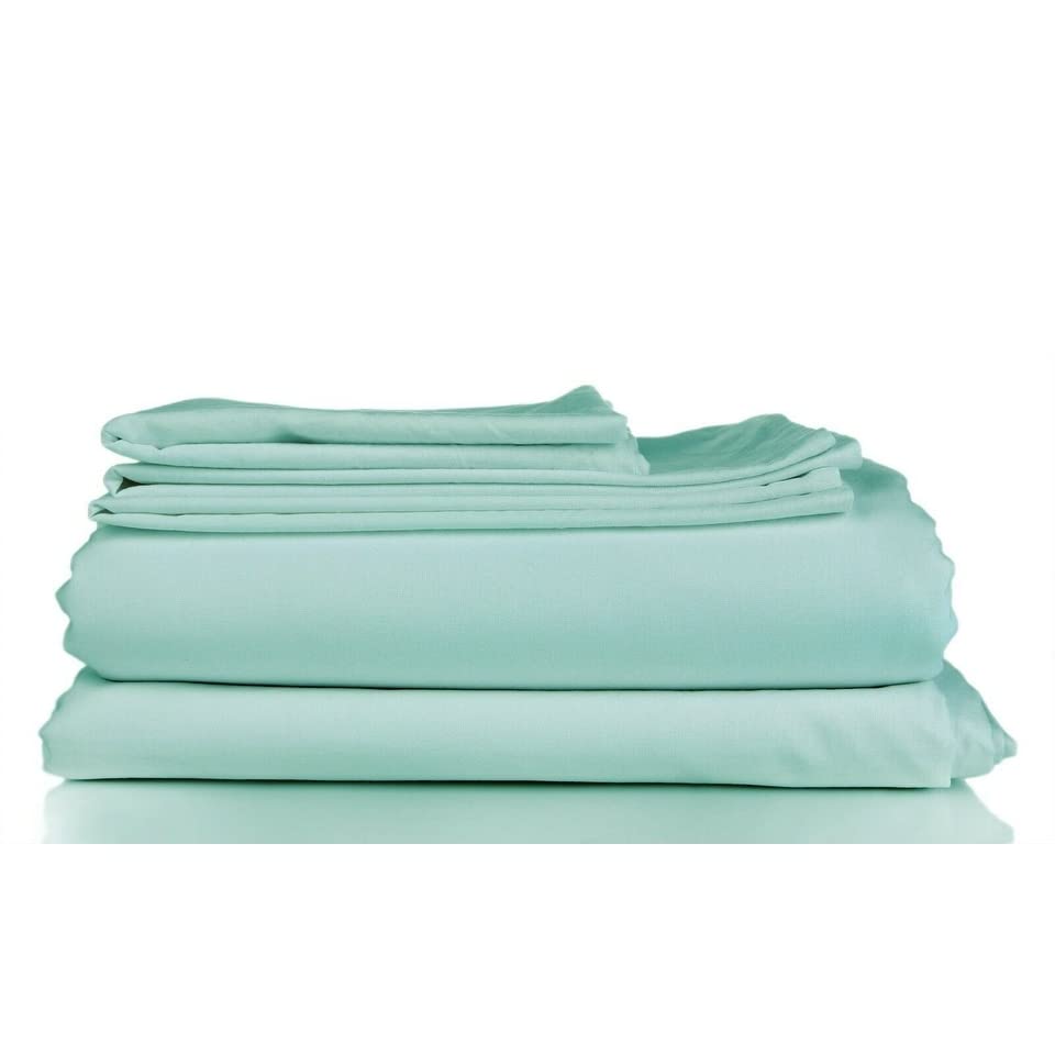 BLUFF CITY BEDDING 1800TC Soft Microfiber 4-Piece Deep-Pocket Bed Sheet Set