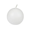 Zest Candle CBZ-003 12-Piece Ball Candles 2-Inch White Count