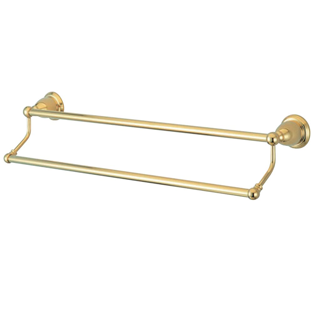 Kingston Brass BA1753PB Heritage 24-Inch Double -Towel Bar Polished Brass