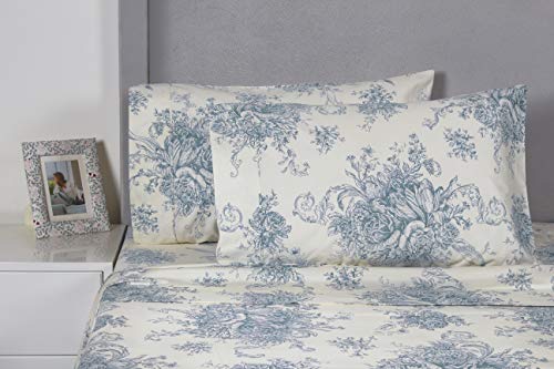 Melange Home 235445 Mélange Home Light Toile Sheet Set