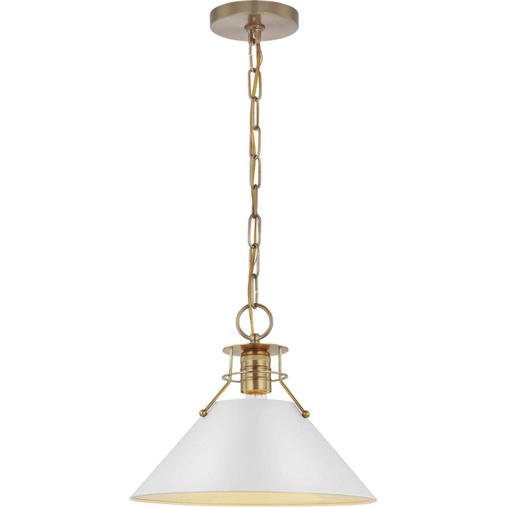 Nuvo Outpost - 1 Light Medium Pendant in Mid-Century Modern Style-10.63 Inches