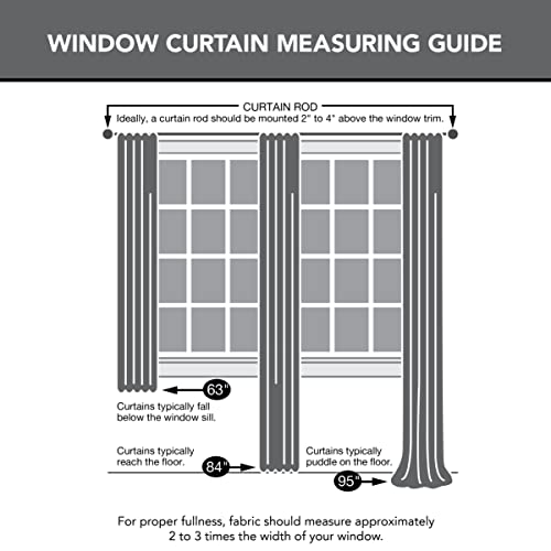 No. 918 Erica Crushed Voile Sheer Grommet Curtain Panel, Single Panel