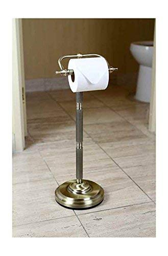 Kingston Brass CC2103 Georgian Pedestal Paper Holder Antique Brass 21-1/2"